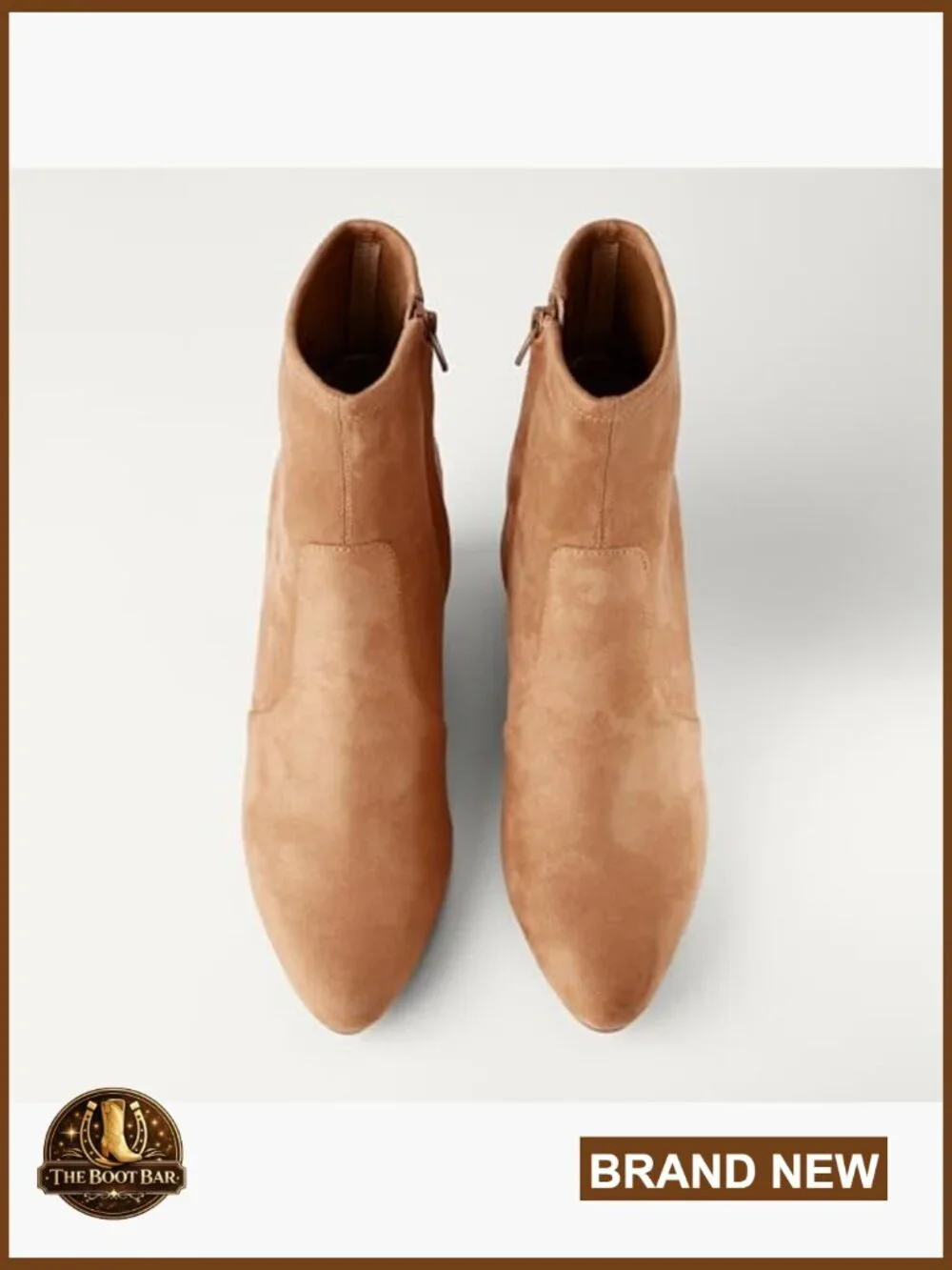 Women's Wedge Ankle Boots with Memory Foam Insole, Zip Closure